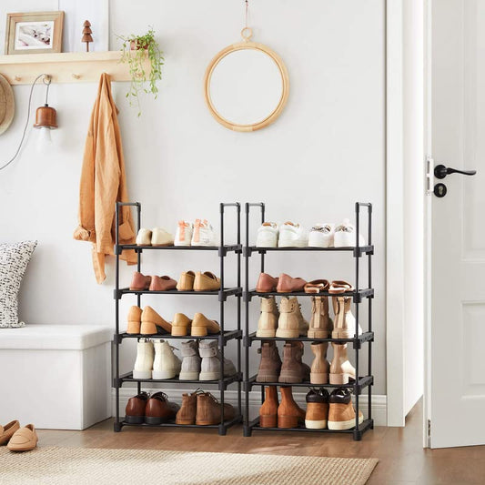 10-Tier Stackable Shoe Rack