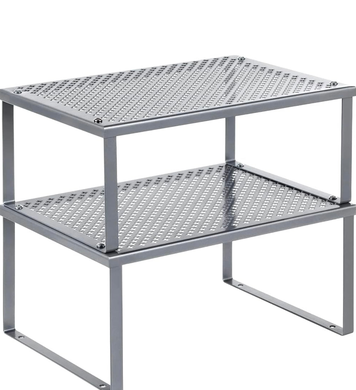 SONGMICS 4-Piece Expandable Metal Cabinet Organizer Set