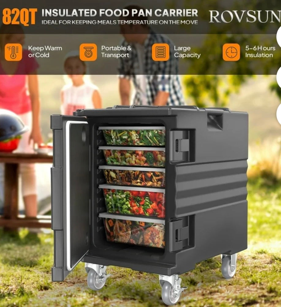 ROVSUN 82QT Insulated Food Pan Carrier
