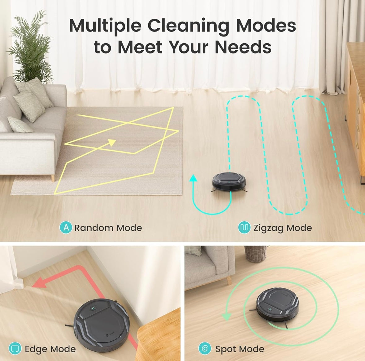 NEW – Lefant M210 Pro Robot Vacuum – Pet-Friendly Smart Cleaning with App Control