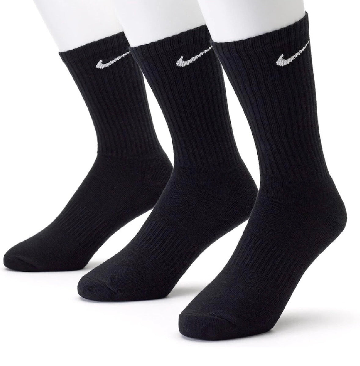 Nike Everyday Cushion Crew Socks – 6-Pair Pack (Black or White )