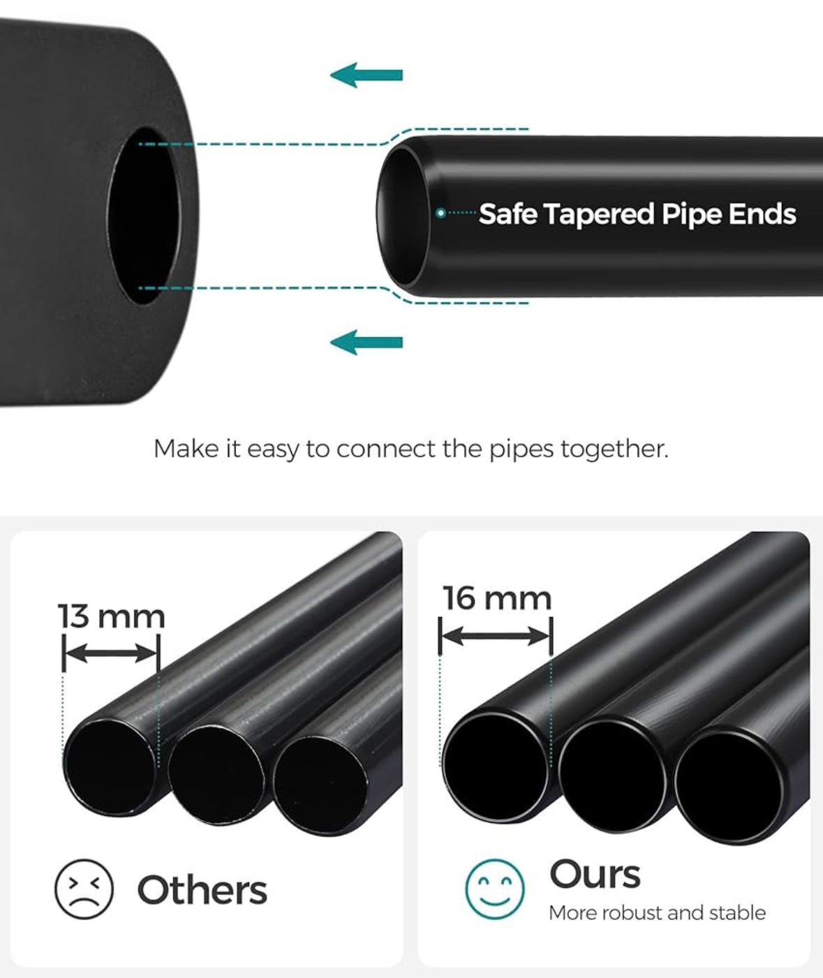 SONGMICS Large Portable Closet Organizer – 5-Tier Fabric Wardrobe (Ink Black)