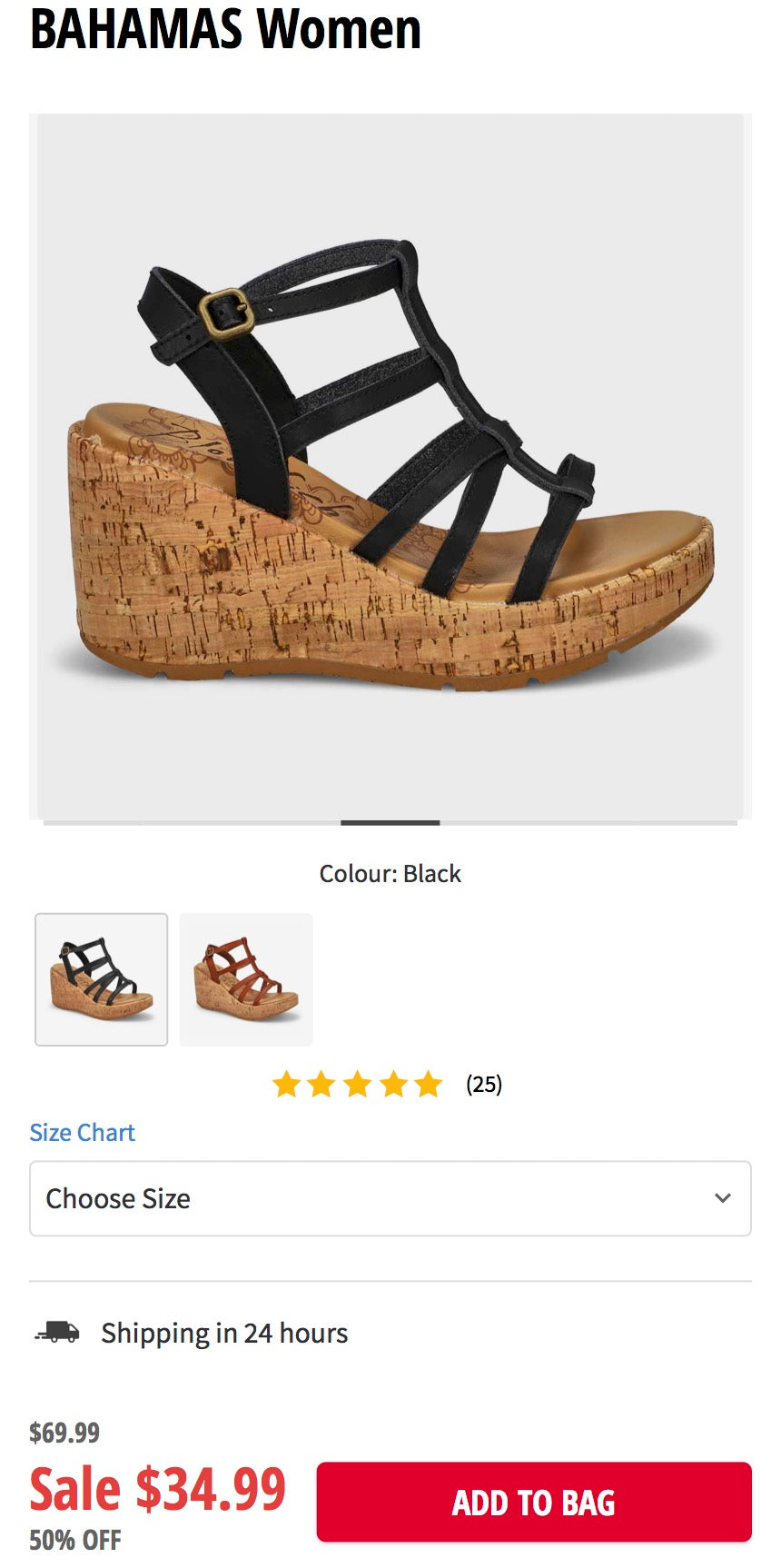 Women’s Bahamas Wedge Sandals