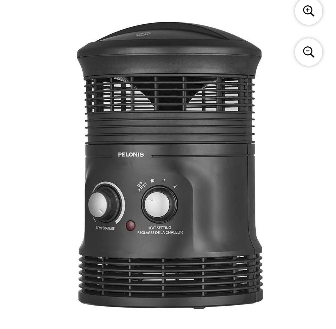 Pelonis 1500W 360° Surround Fan Heater