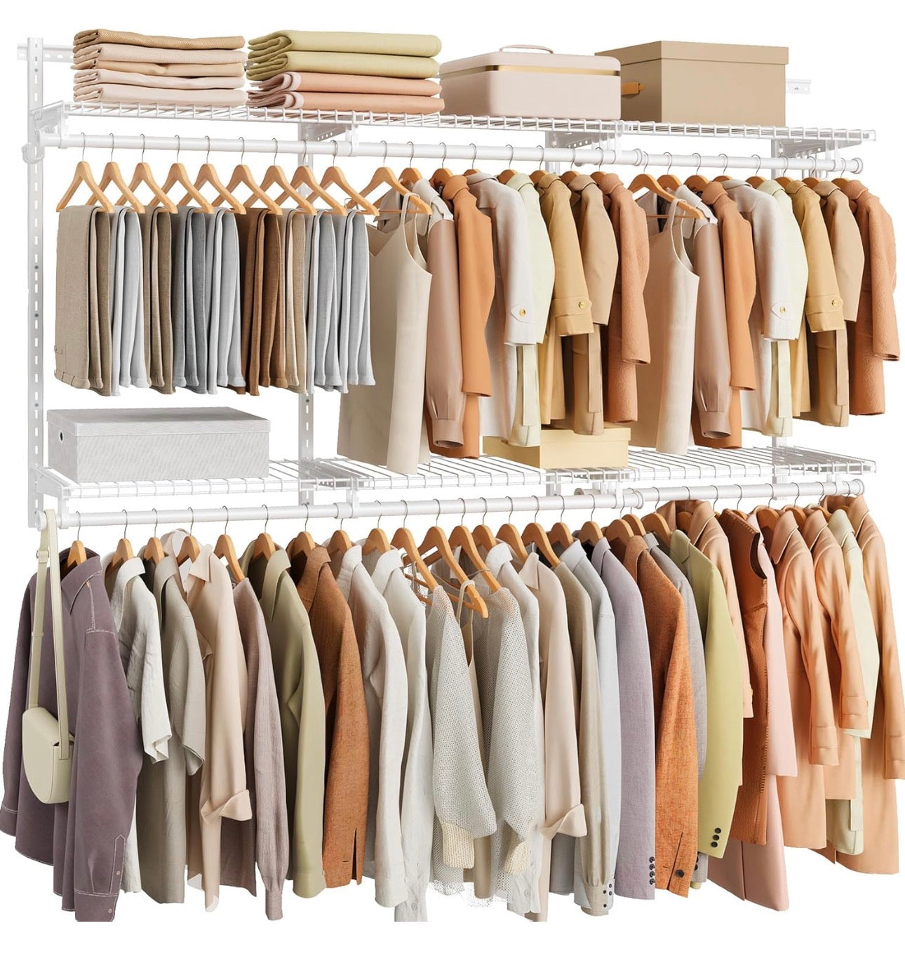 SONGMICS HOME Adjustable Closet System