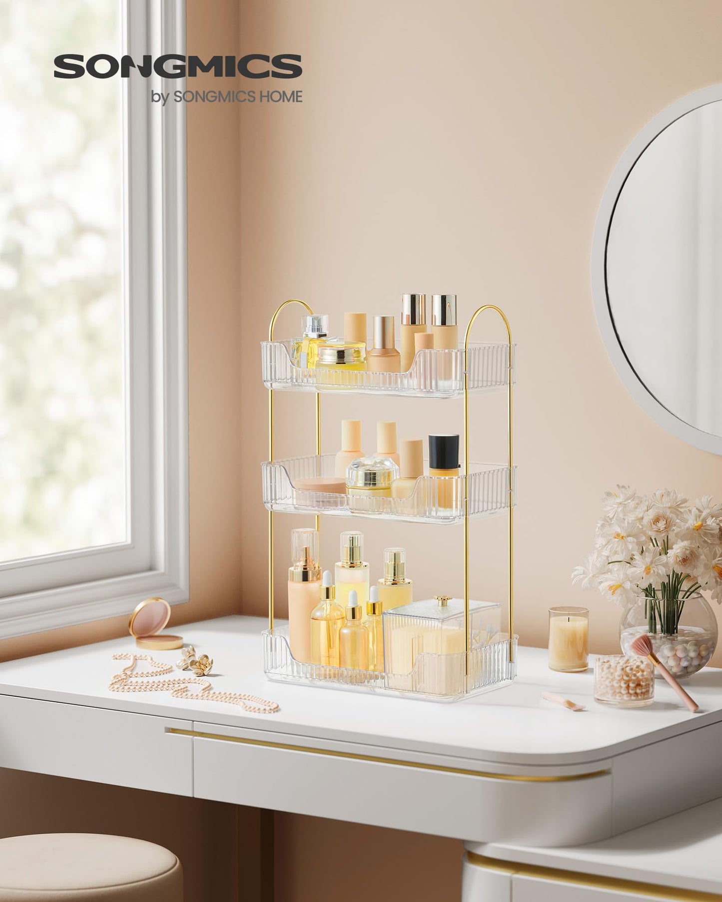 3-Tier Makeup & Skincare Organizer