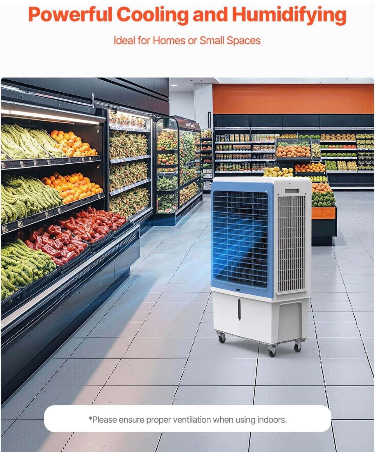 VEVOR 3-in-1 Evaporative Air Cooler