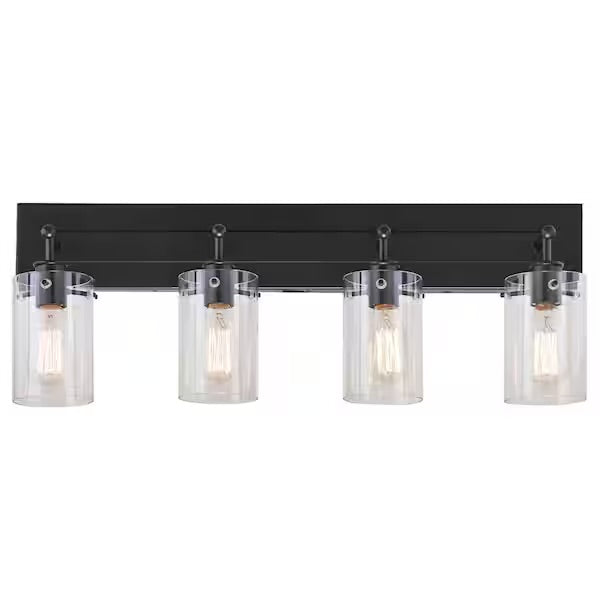 Hampton Bay 4-Light Espresso Bronze Vanity Light