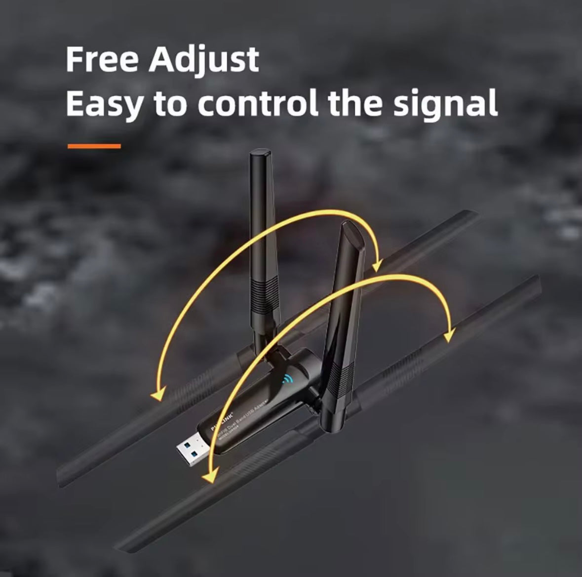 AIC Wlan USB Wi-Fi Adapter — Compact 2.0 Wireless Network Receiver