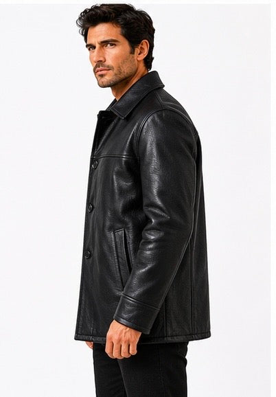 Men’s Premium Black Leather Jacket
