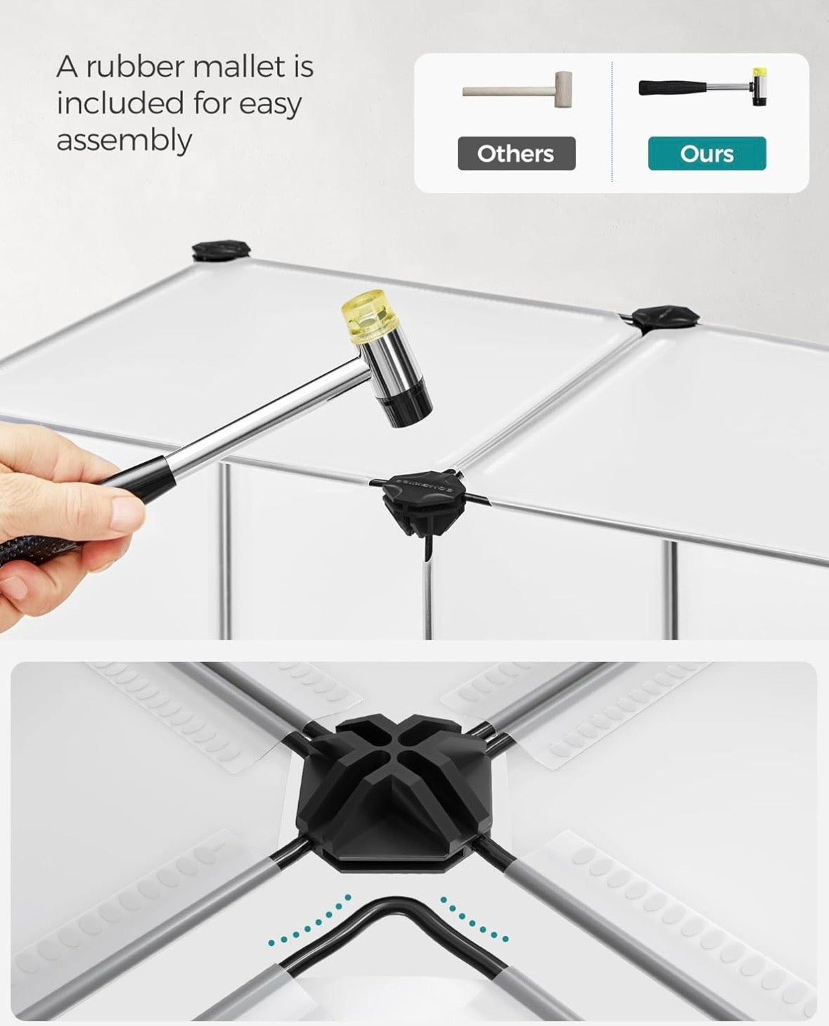 6-Cube Modular Storage Organizer