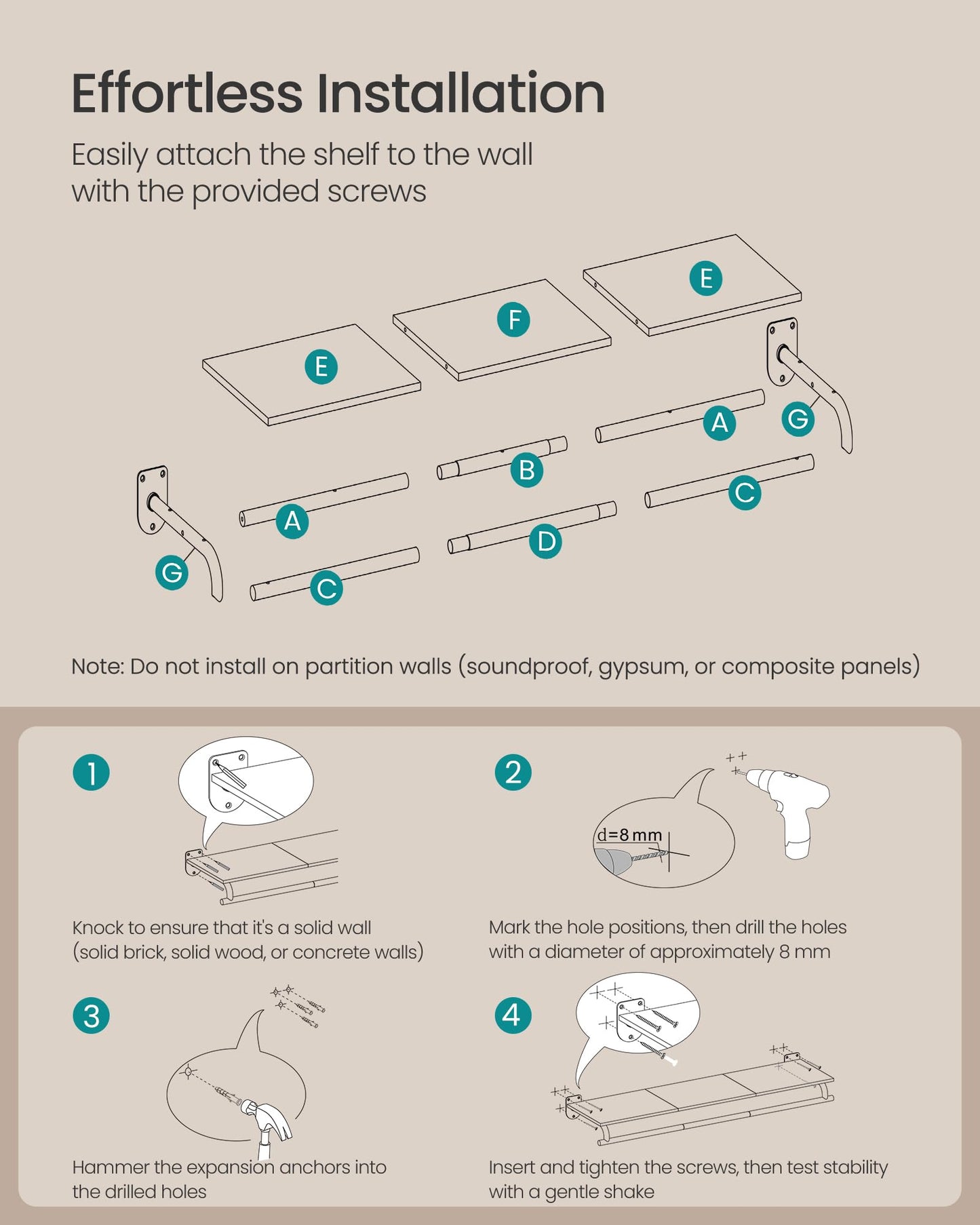 Wall-Mounted Clothes Rack