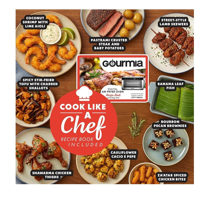 Gourmia 4-Slice Digital Air Fryer Oven