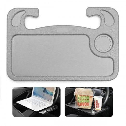 Multi-Purpose Steering Wheel Tray – Car Food Tray & Laptop Desk