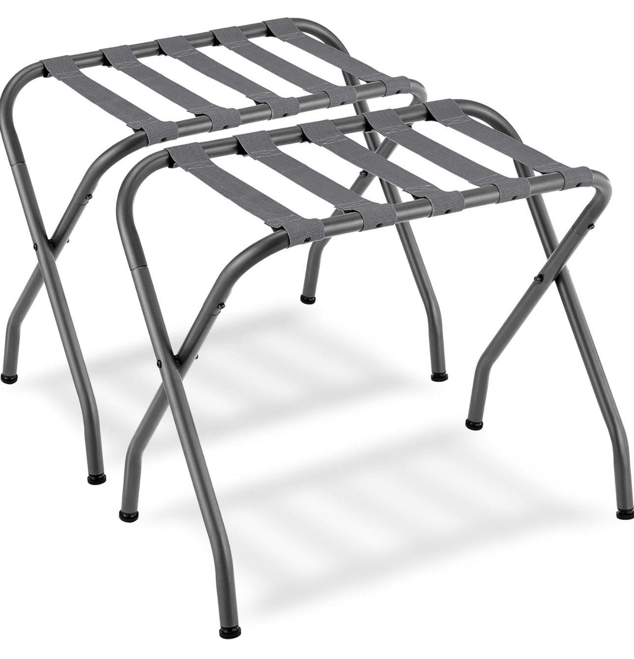 SONGMICS Foldable Steel Luggage Rack