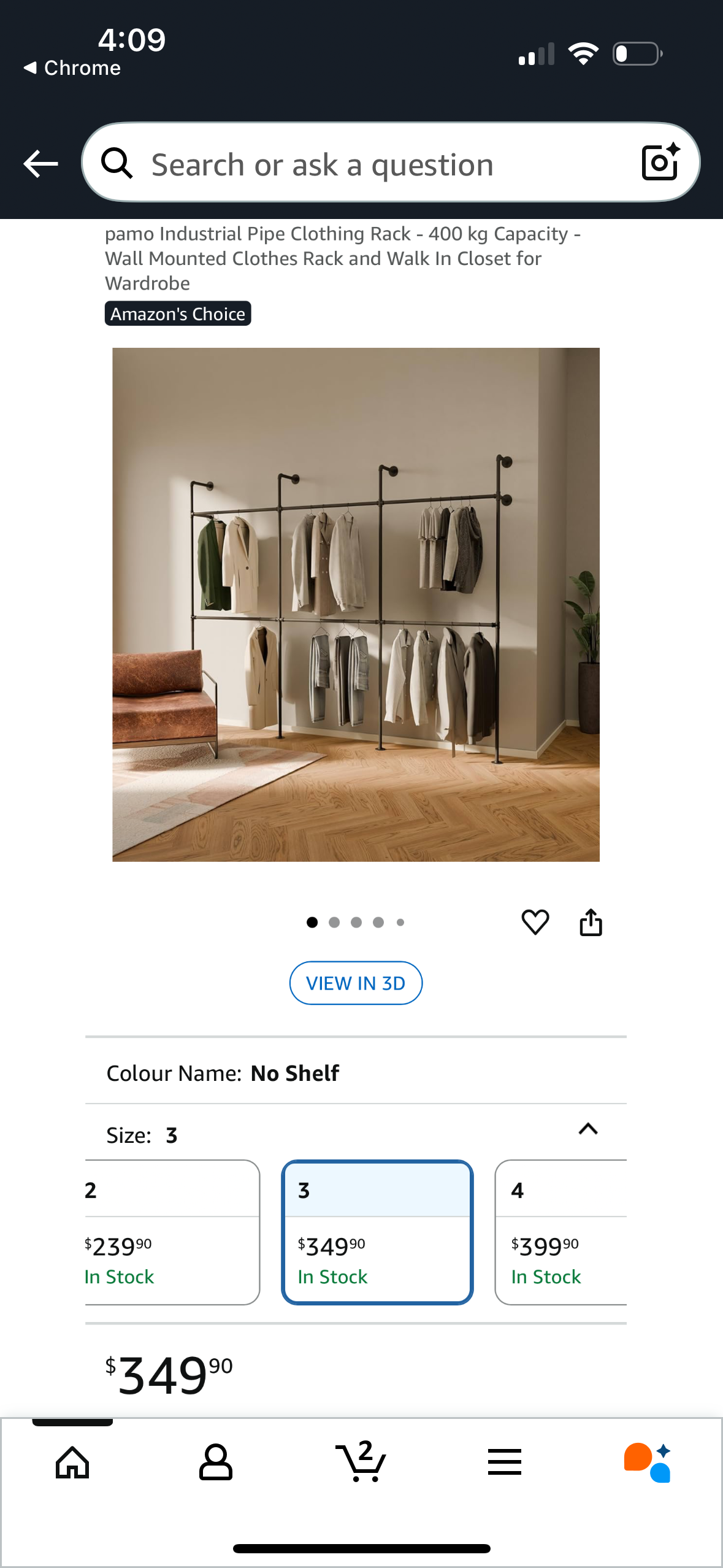 Pamo Industrial Wall-Mounted Clothing Rack – 40% Off Amazon Price!