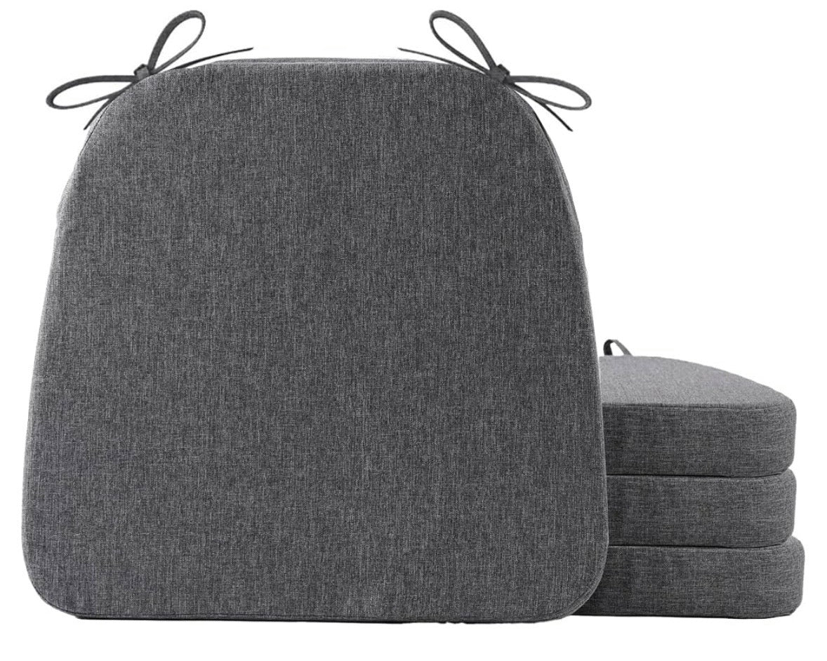 Battilo Memory Foam Chair Cushions – Set of 4