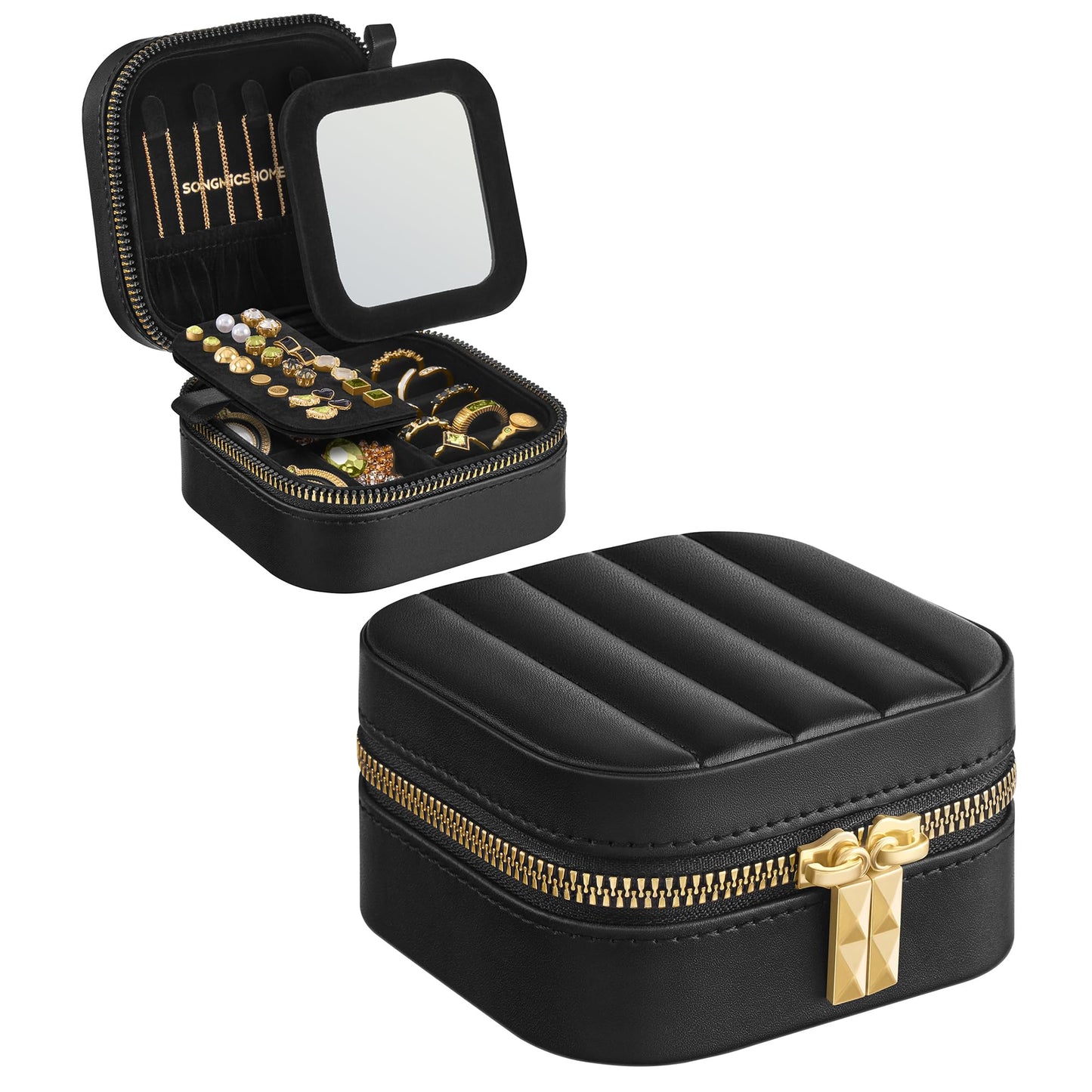 SONGMICS HOME Travel Jewelry Box