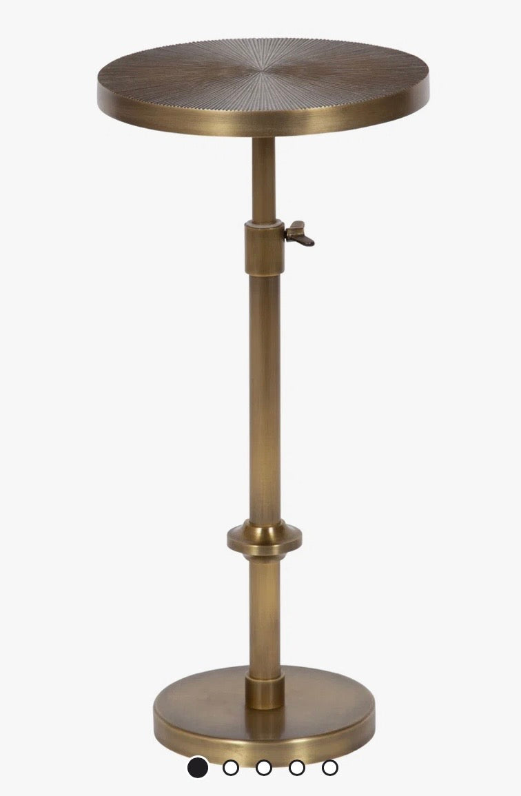 Hansjochen Sunburst Adjustable Accent End Table