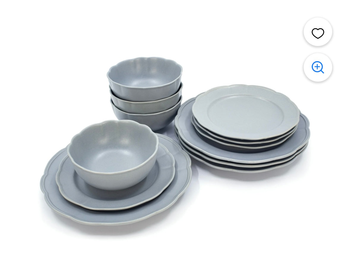 Beautiful by Drew Scalloped Dinnerware Set