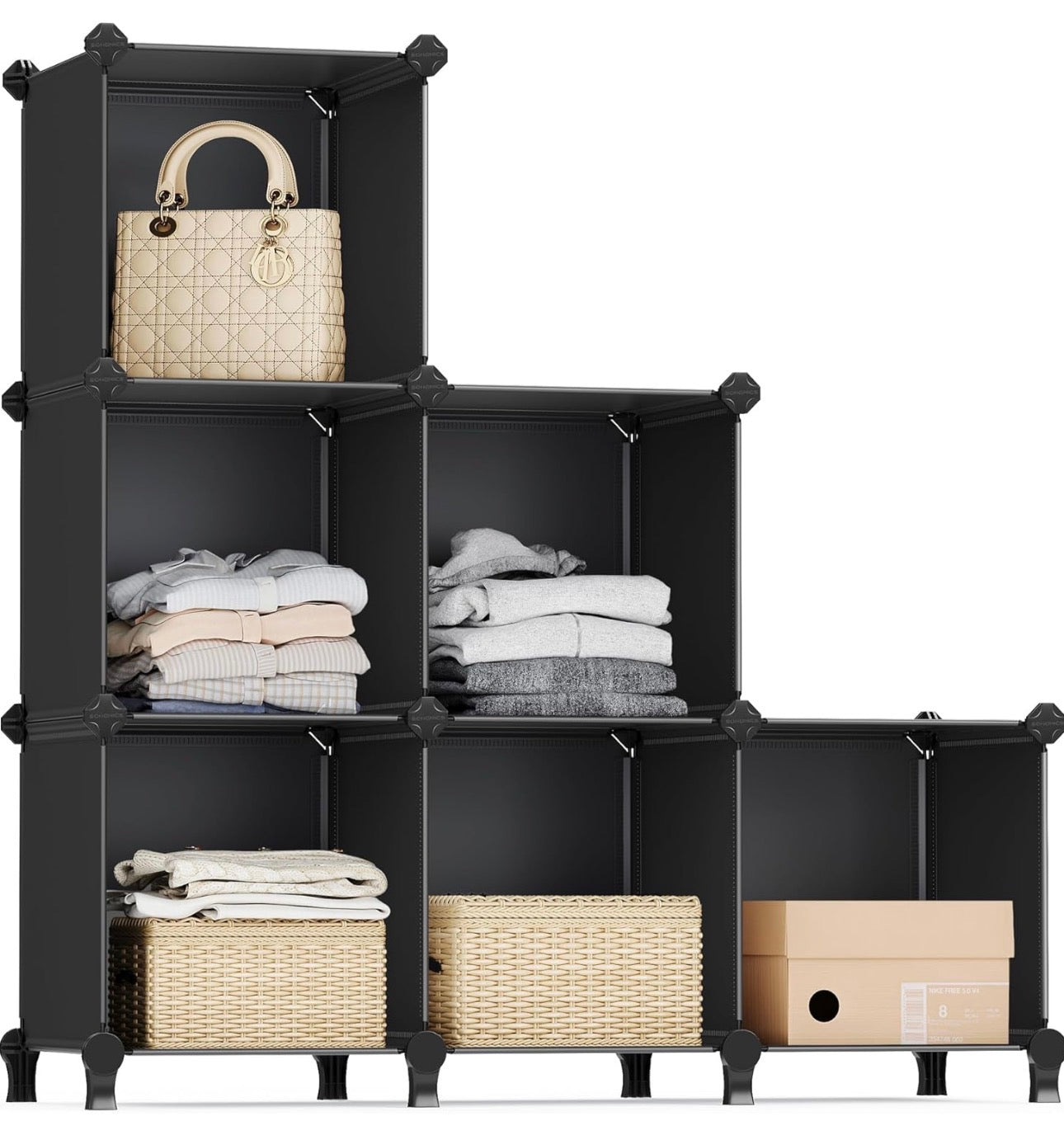 SONGMICS 6-Cube Modular Storage Organizer