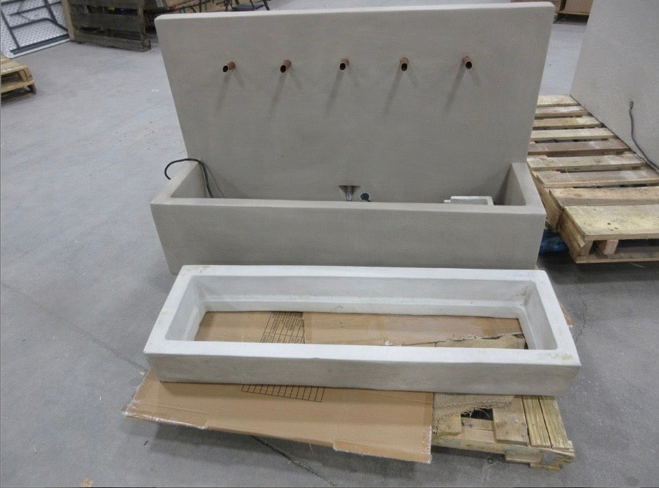 ⛲ Giannini Handcrafted Outdoor Waterfall Fountain – Artisan Copper Spillways
