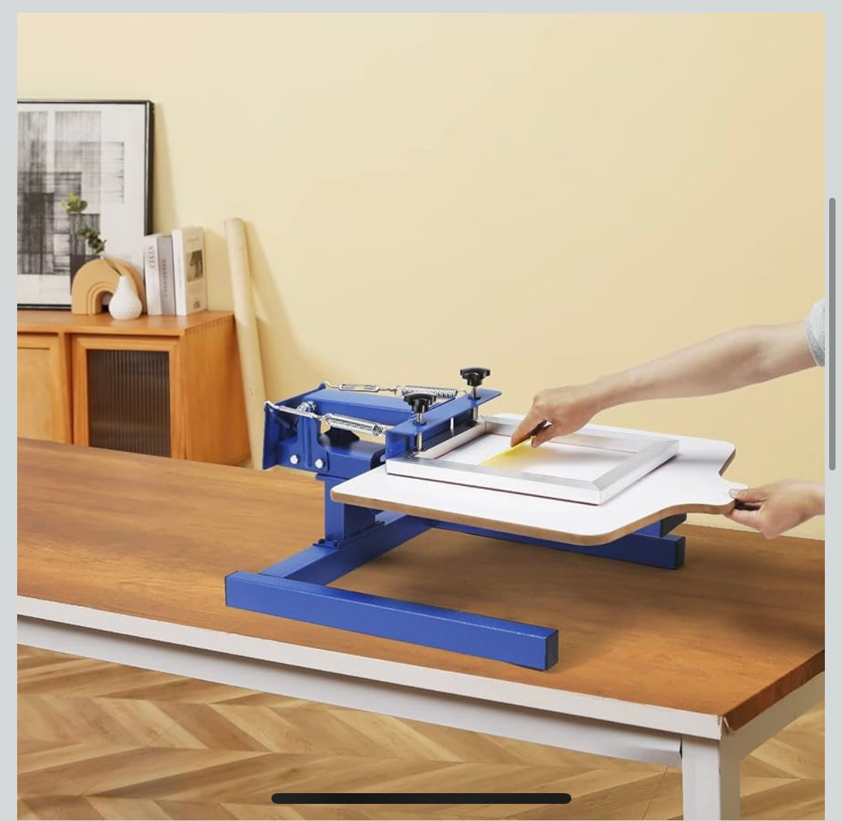NEW – VEVOR 1-Color 1-Station Screen Printing Machine – T-Shirt Press for Home or Business