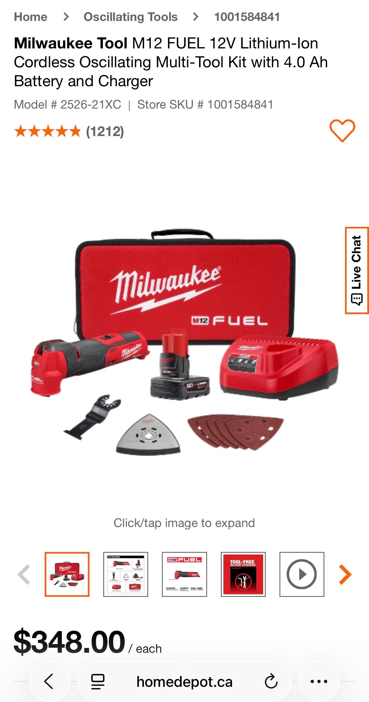 Milwaukee M12 FUEL Oscillating Multi-Tool Kit – 12V