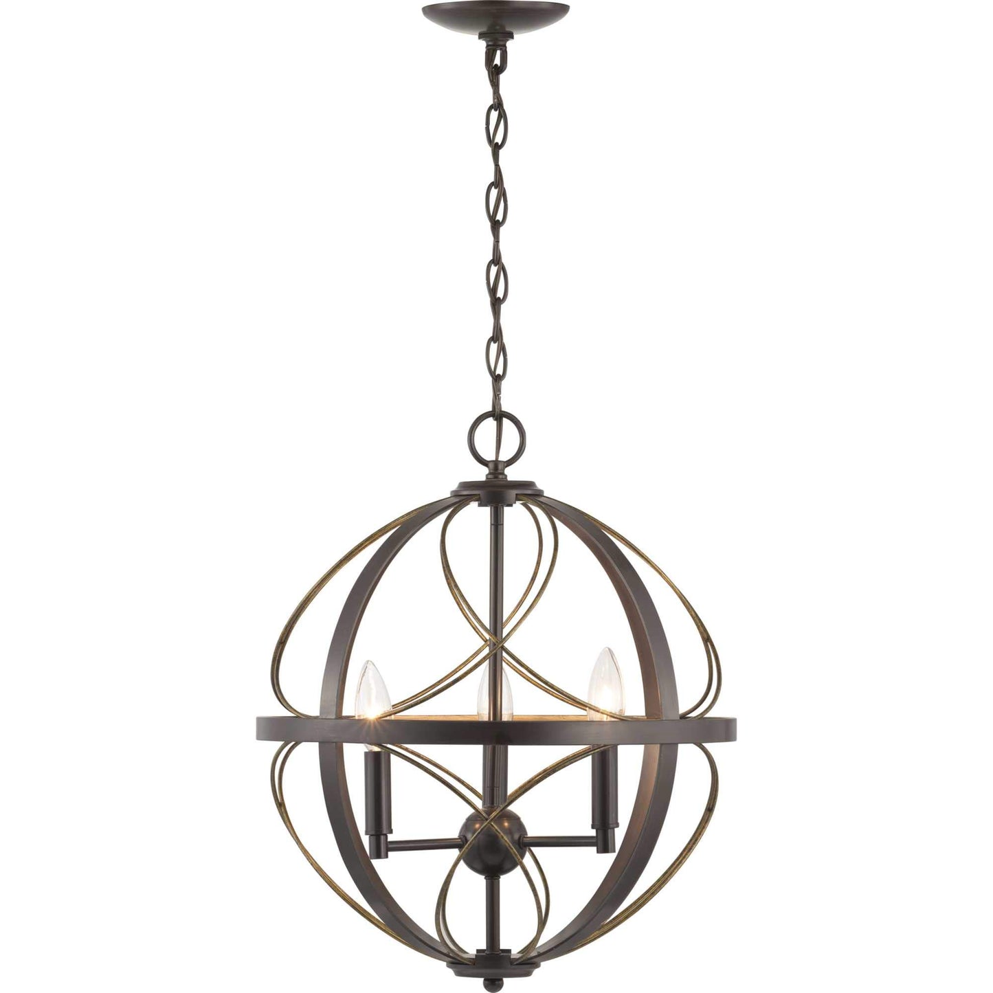 Progress Lighting Antique Bronze 3-Light Pendant
