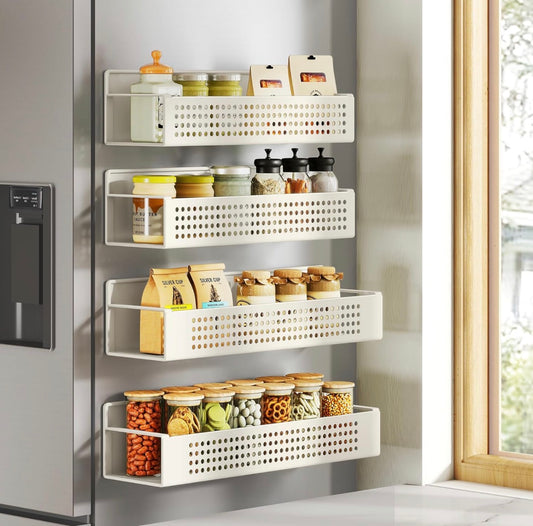 SONGMICS Magnetic Spice Rack Set