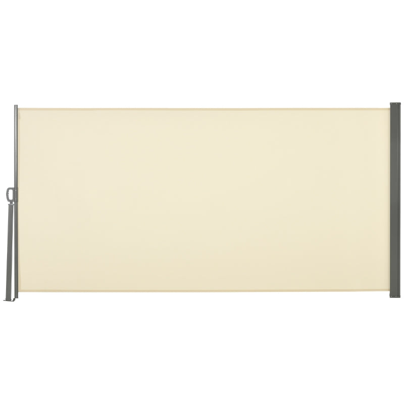 Outsunny Retractable Patio Privacy Side Awning
