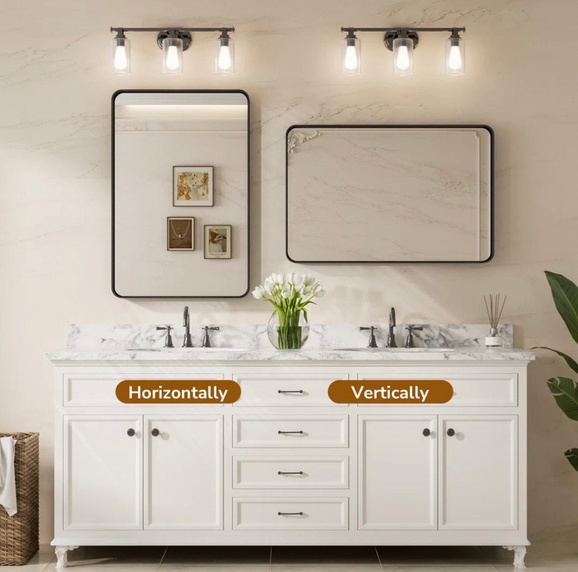 Modern Rectangle Bathroom Mirror
