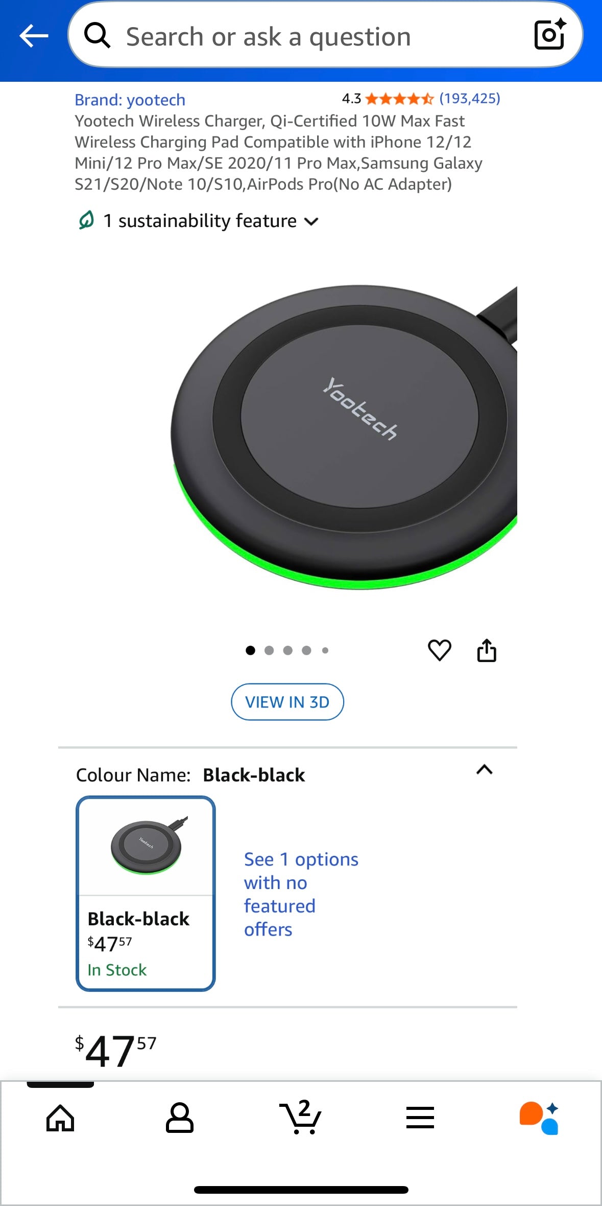 Yootech Wireless Charging Pad – Fast, Safe & Sleep-Friendly (40% Off Amazon Price)