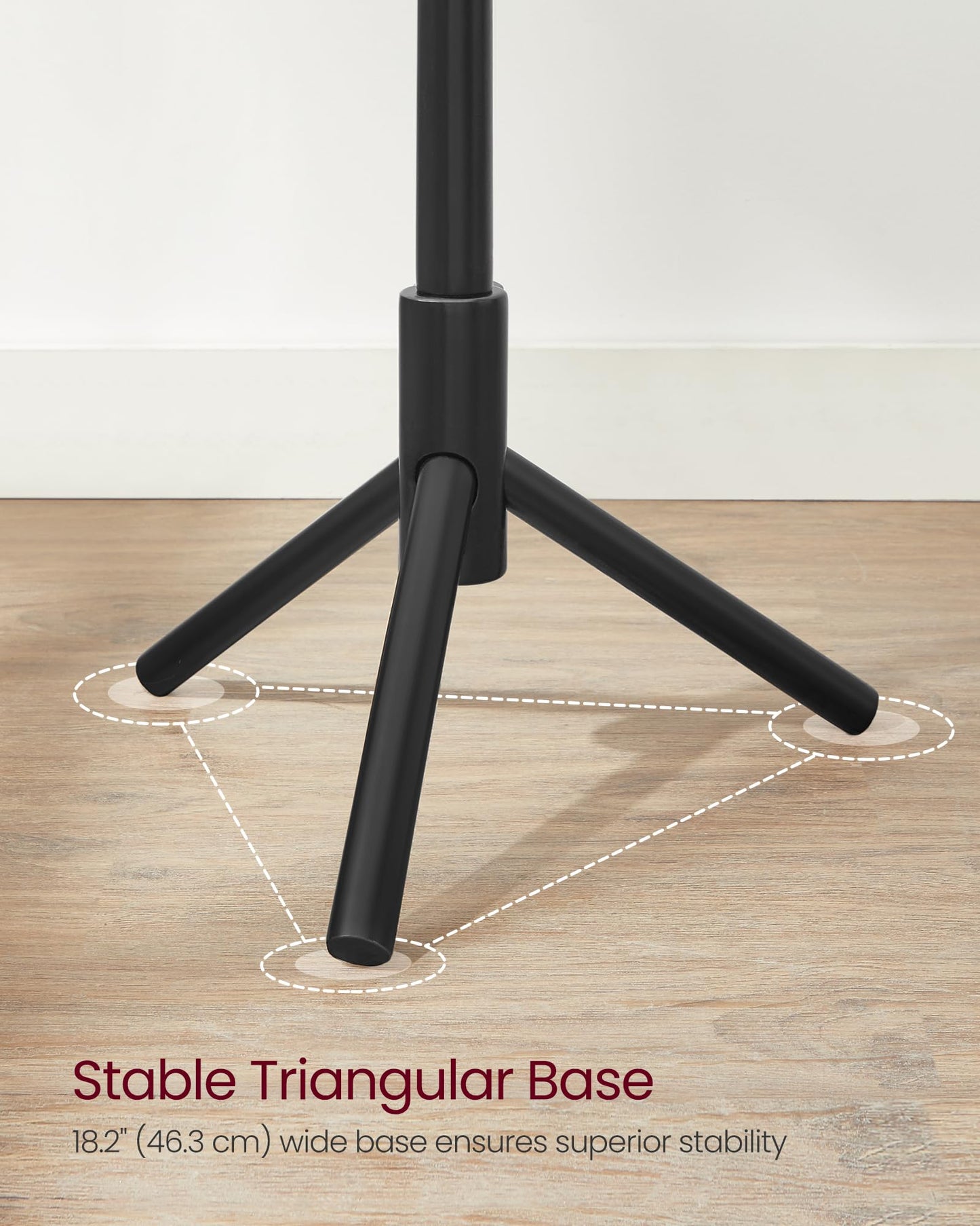 Solid Wood Freestanding Coat Rack