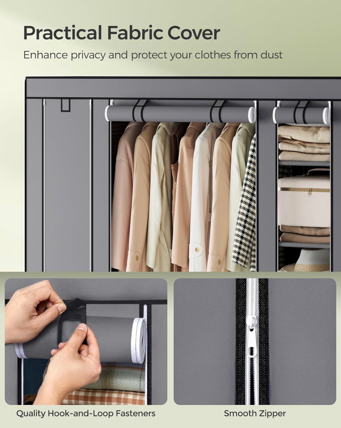 SONGMICS Extra-Large Portable Closet