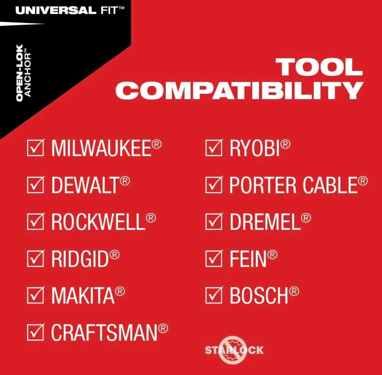 Milwaukee OPEN-LOK™ 5-Piece Oscillating Multi-Tool Blade Set