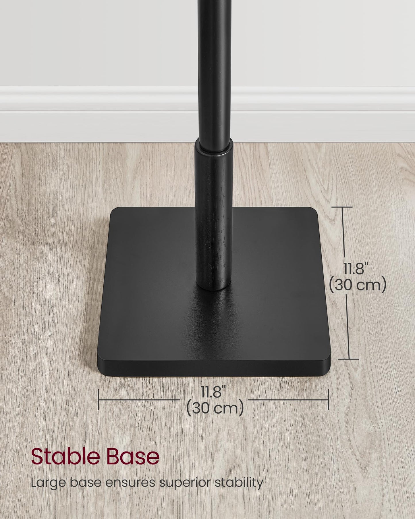 VASAGLE Solid Wood Coat Rack