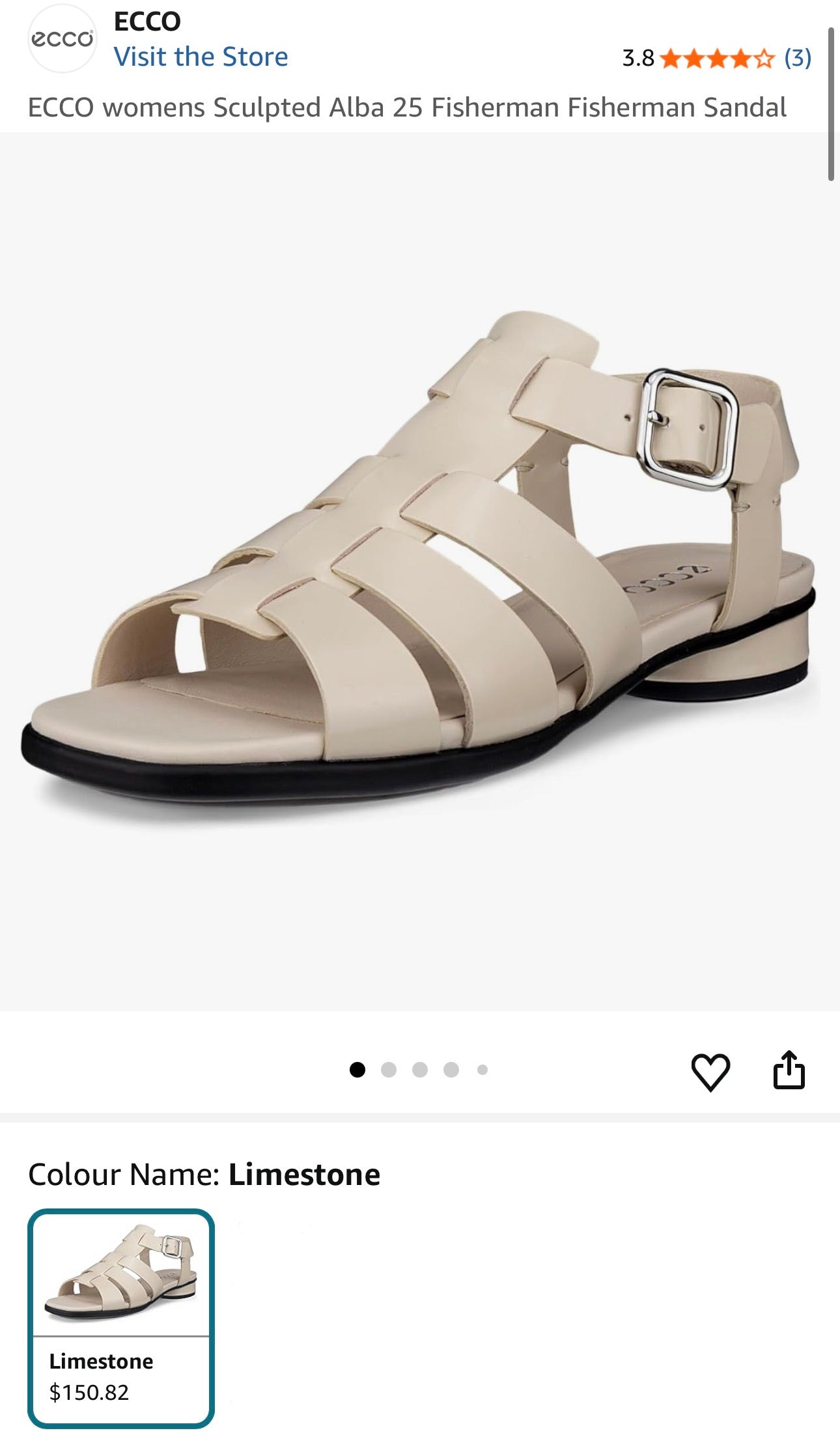 ECCO Sculpted Alba 25 Fisherman Sandals