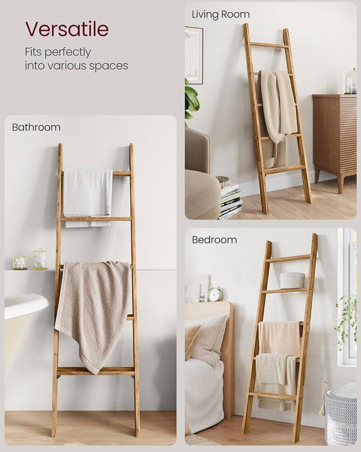 5-Tier Ladder Shelf / Blanket Ladder