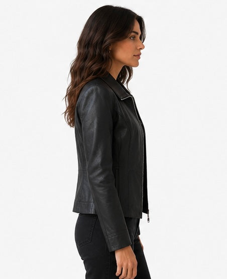 Women’s Genuine Leather Jacket - Size Small