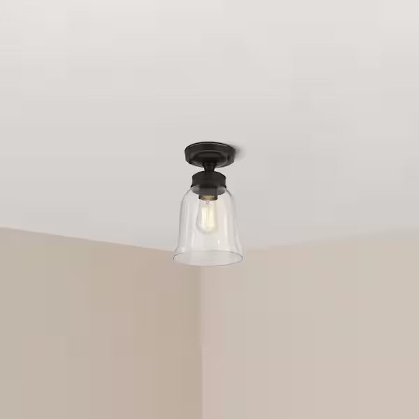 Hampton Bay Vintage Semi-Flush Mount Ceiling Light
