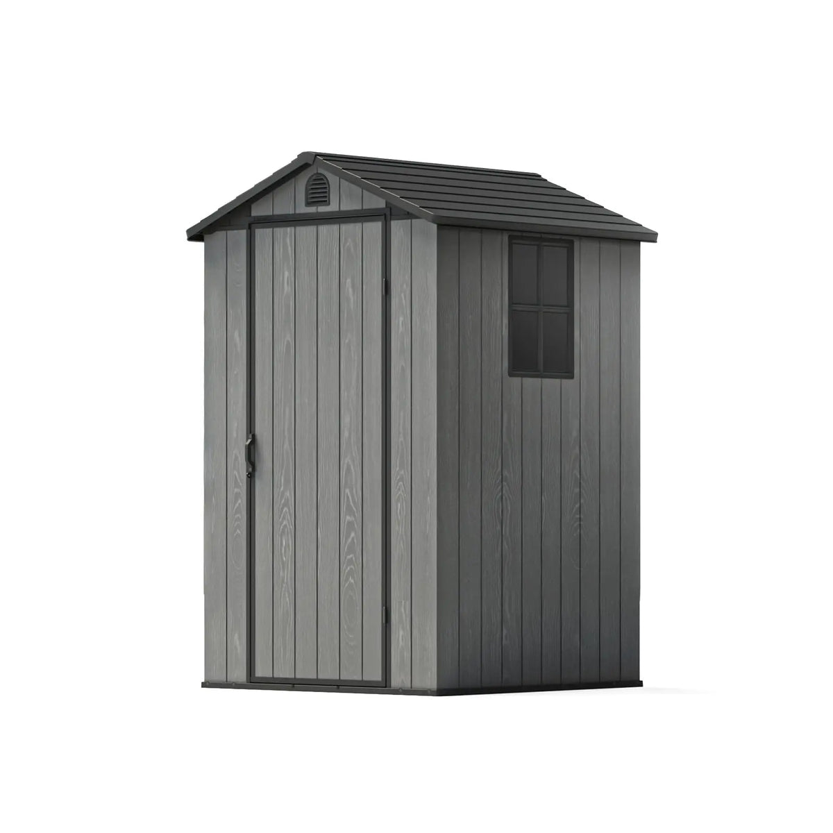 Patiowell 4×4 FT Fit-It White Gable Resin Storage Shed