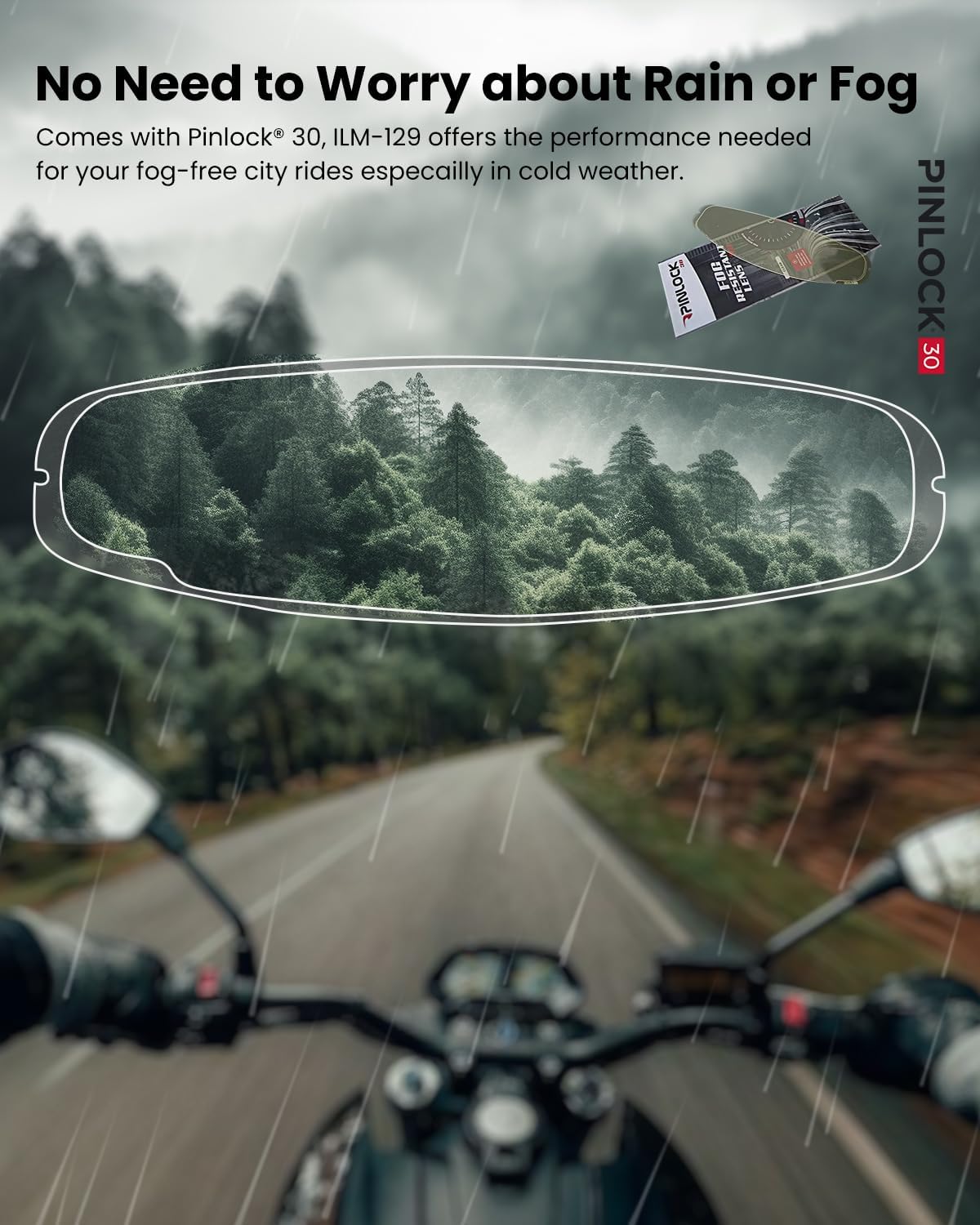 ILM Full Face Dual-Visor Motorcycle Helmet
