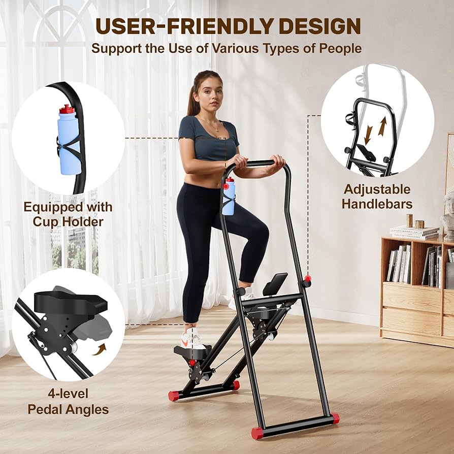 JELENS Vertical Stair Climber – Full-Body Fitness Machine