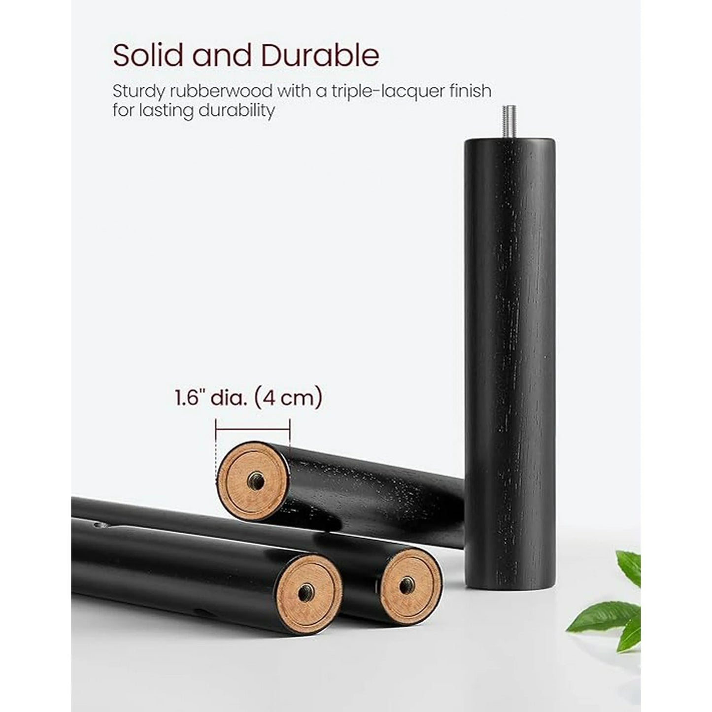 SONGMICS Solid Wood Coat Rack