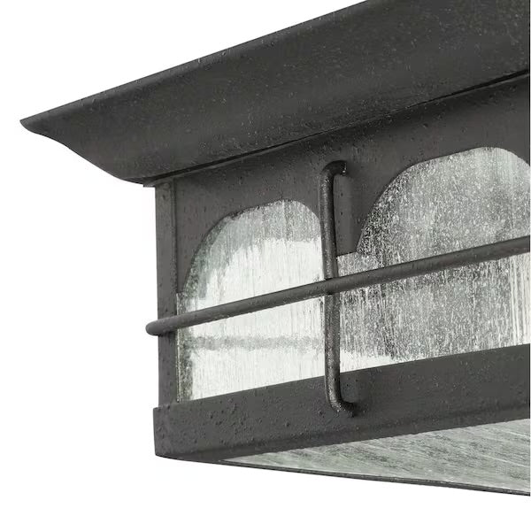 Home Decorators Collection Brimfield 2-Light Outdoor Flush Mount
