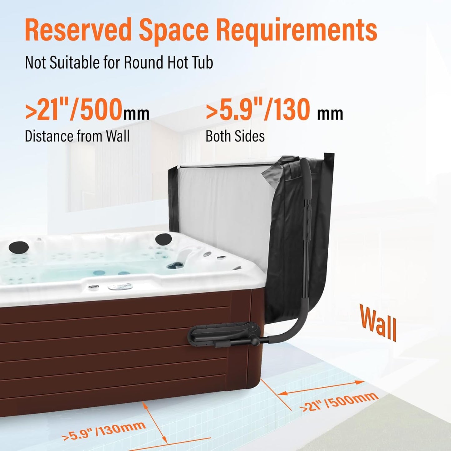 ACTREY Heavy-Duty Hot Tub Cover Lifter