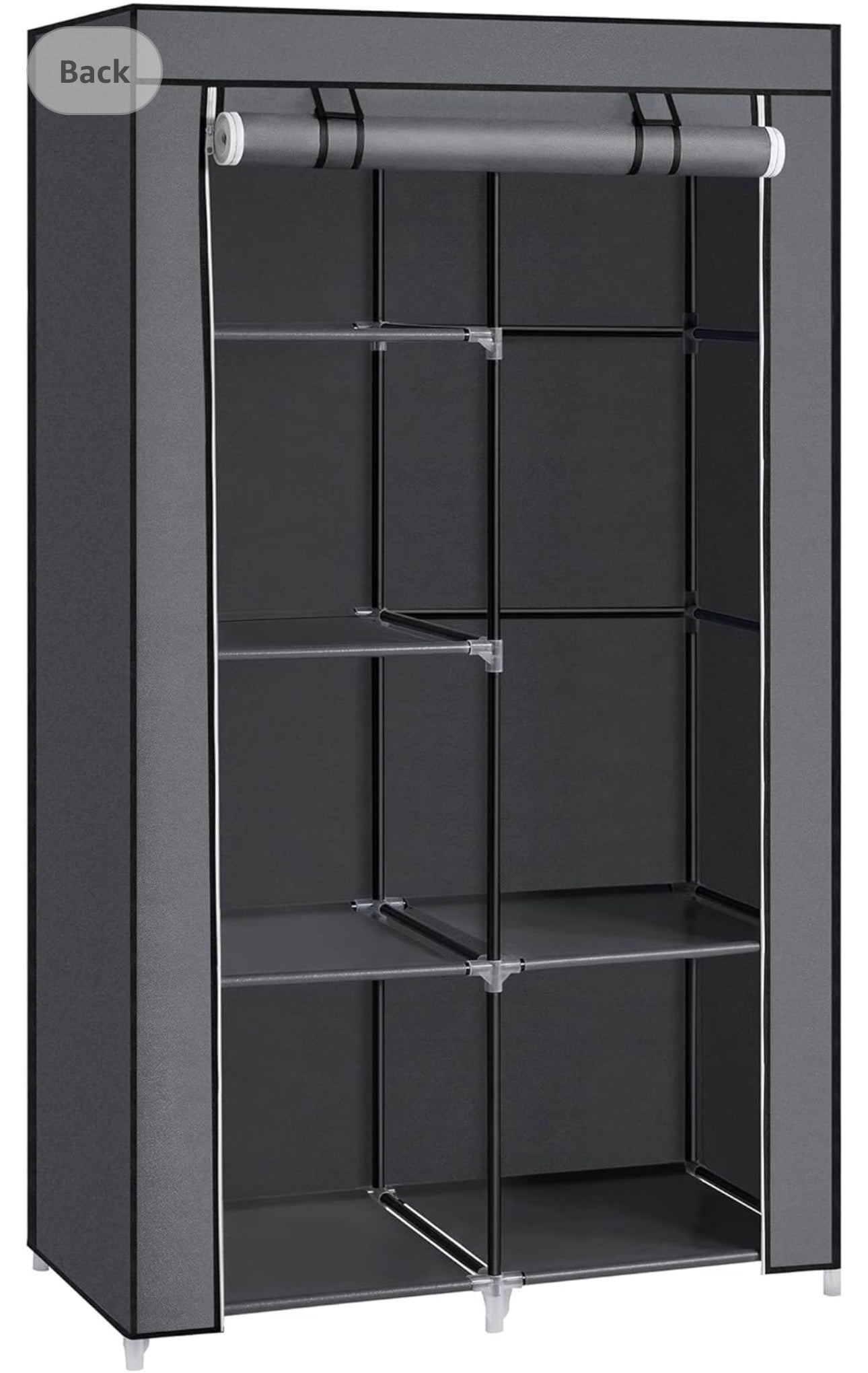 SONGMICS Portable Fabric Wardrobe Closet