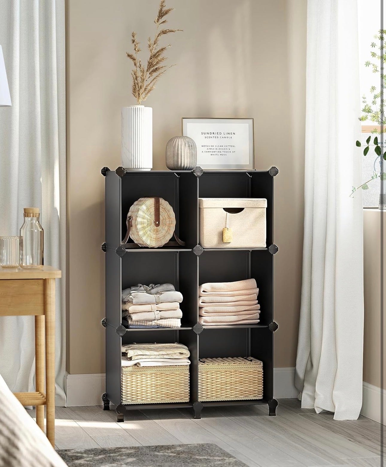 SONGMICS 6-Cube Modular Storage Organizer