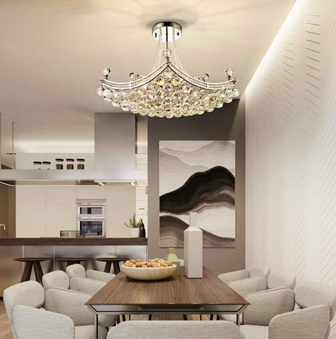 Modern Luxury Crystal Chandelier